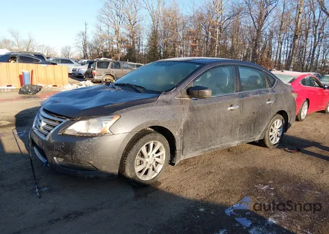 2013 Nissan Sentra S z USA, uszkodzony, nr VIN 3N1AB7AP9DL652100